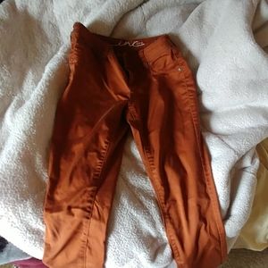 Inc denim bronze pants